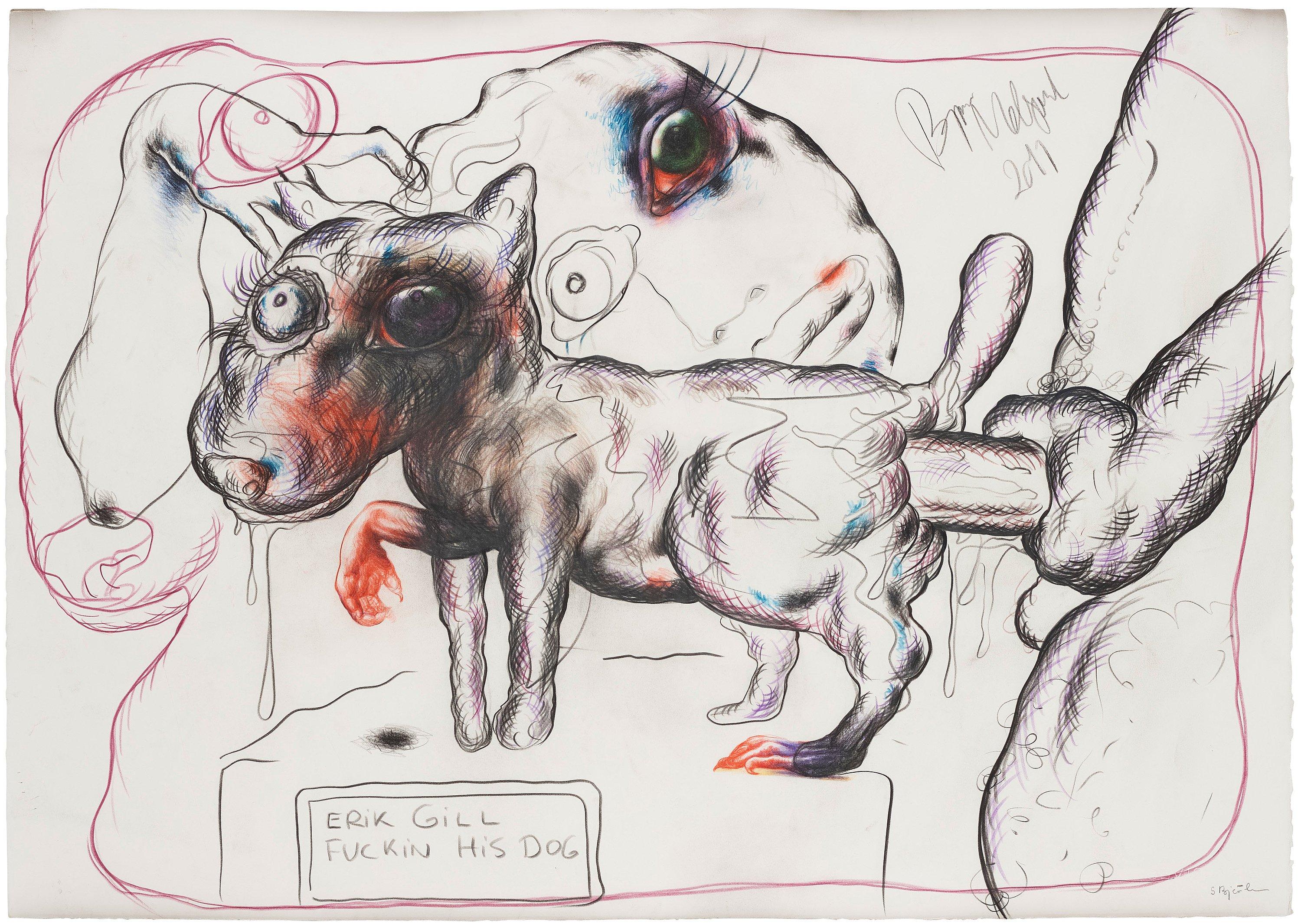 Bjarne Melgaard - \'Erik Gill Fuckin his Dog\'