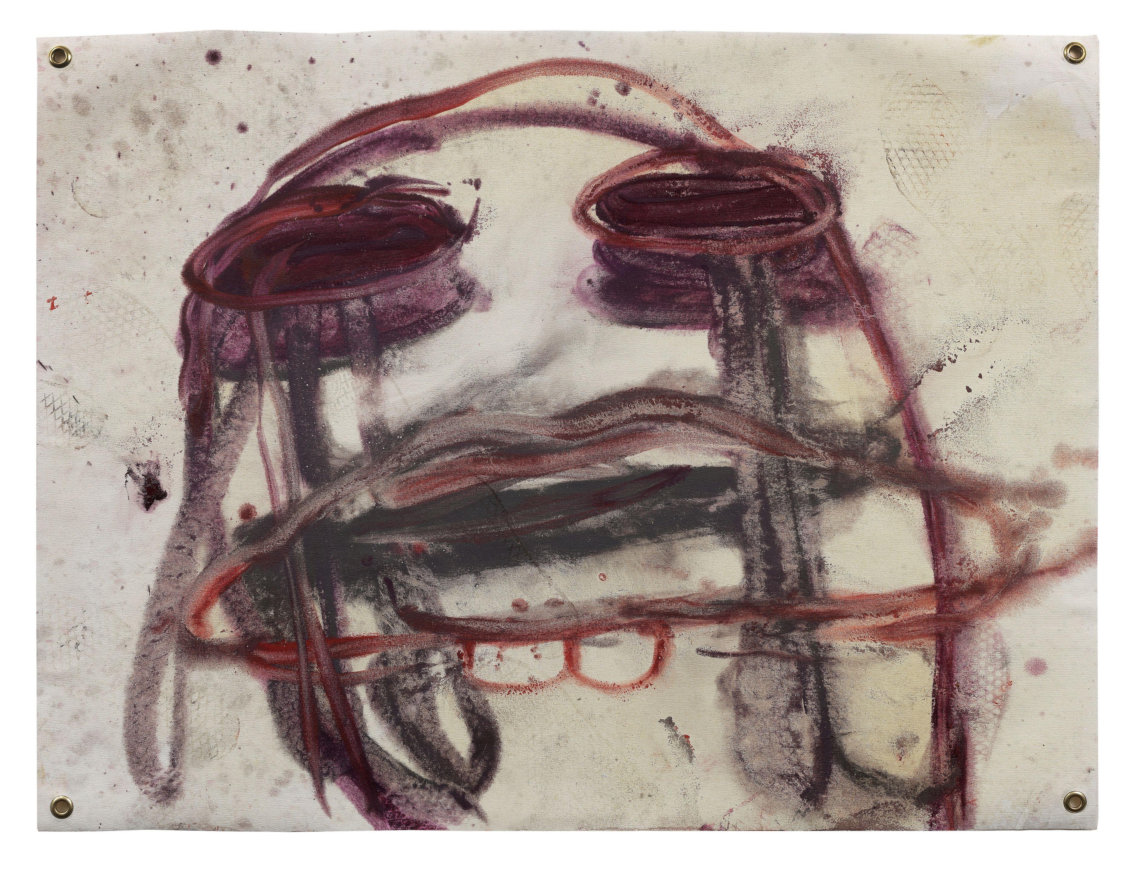 Bjarne Melgaard - Untitled (Canvas Piece)