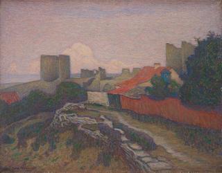 Björn Ahlgrensson - View from Visby from Klinten towards the north