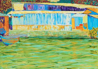 Björn Wessman - \'Papuan Boathouse\'