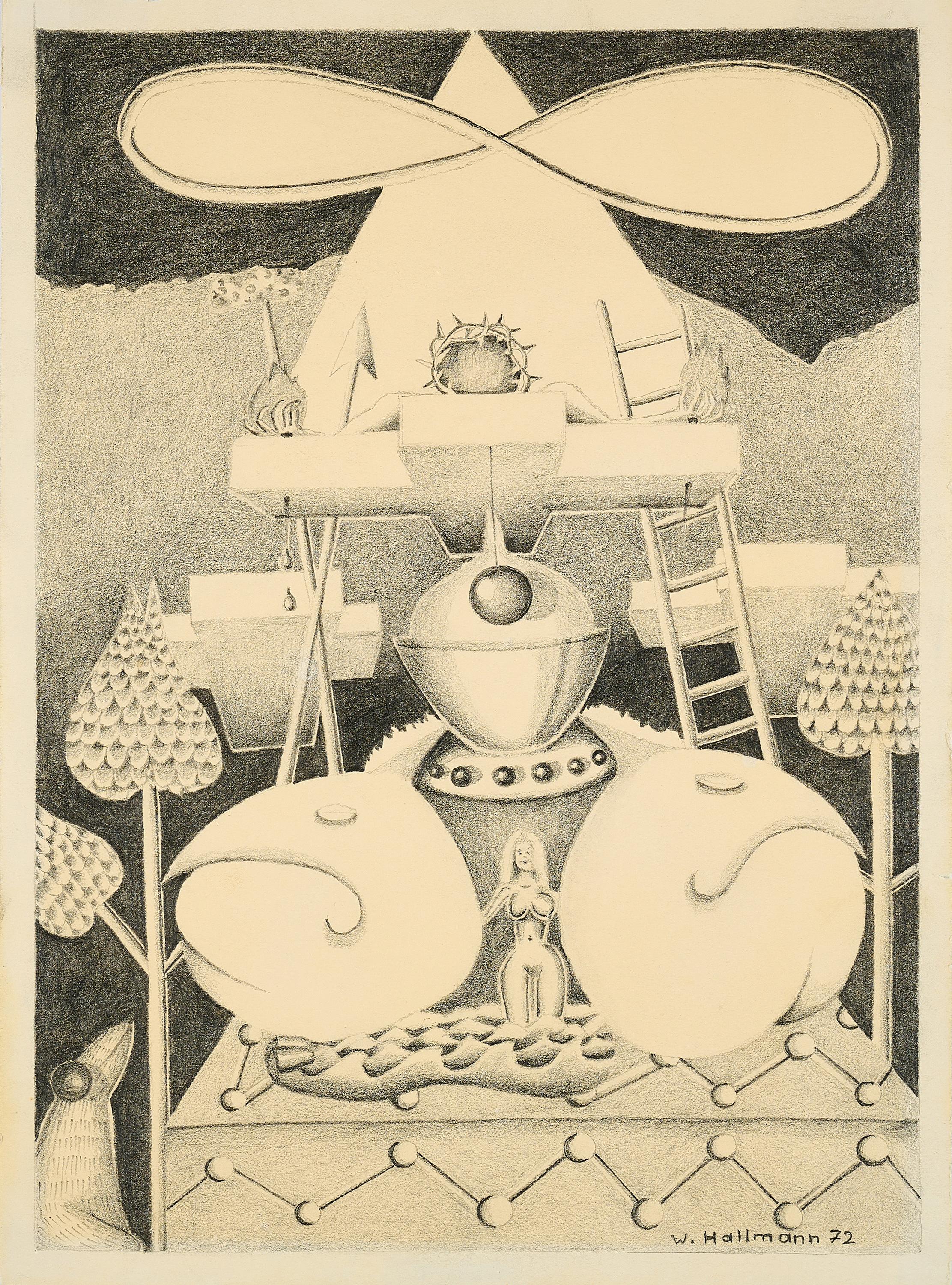 Blalla W. Hallmann - Ohne Titel.