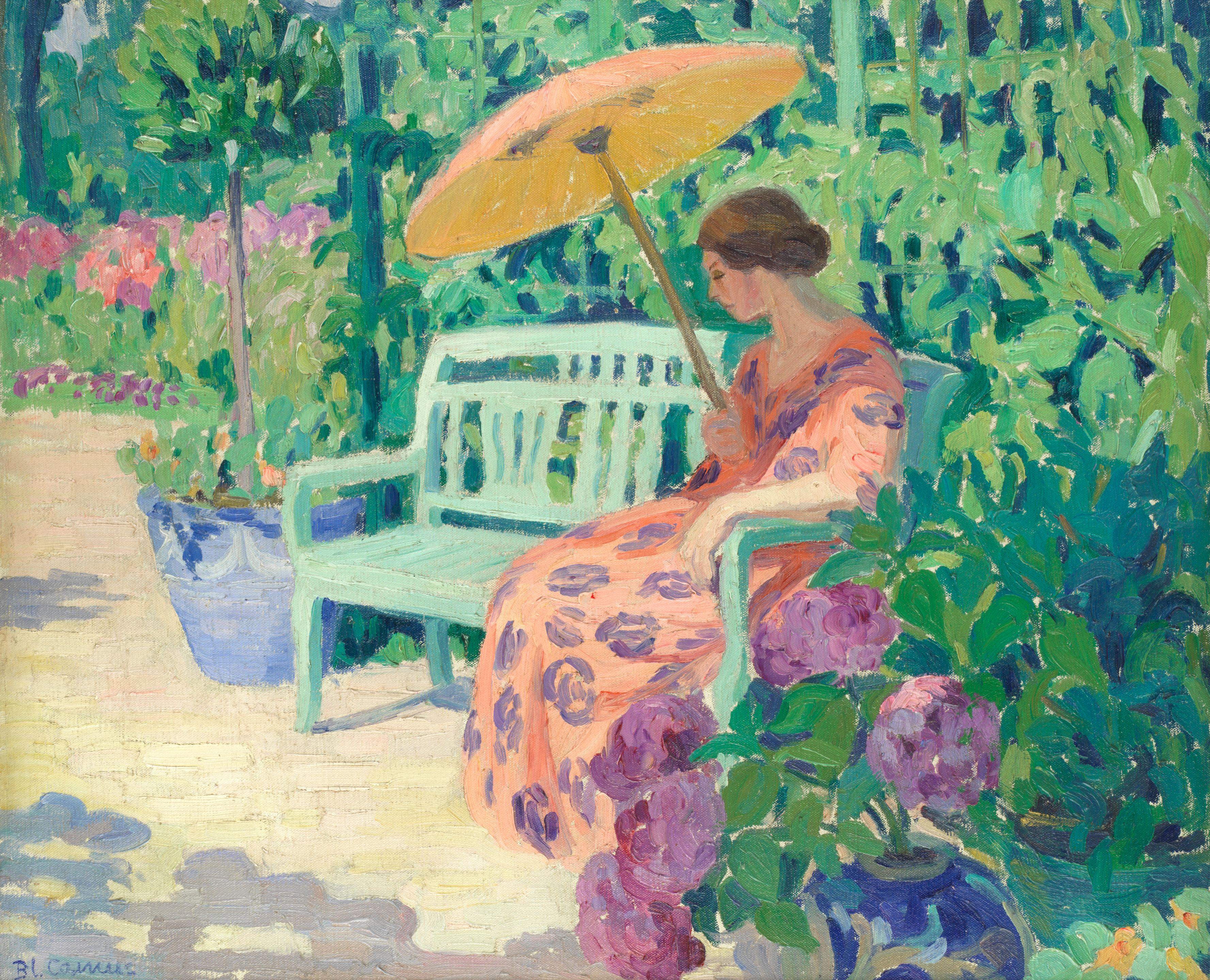 Blanche Camus - Femme Au Jardin