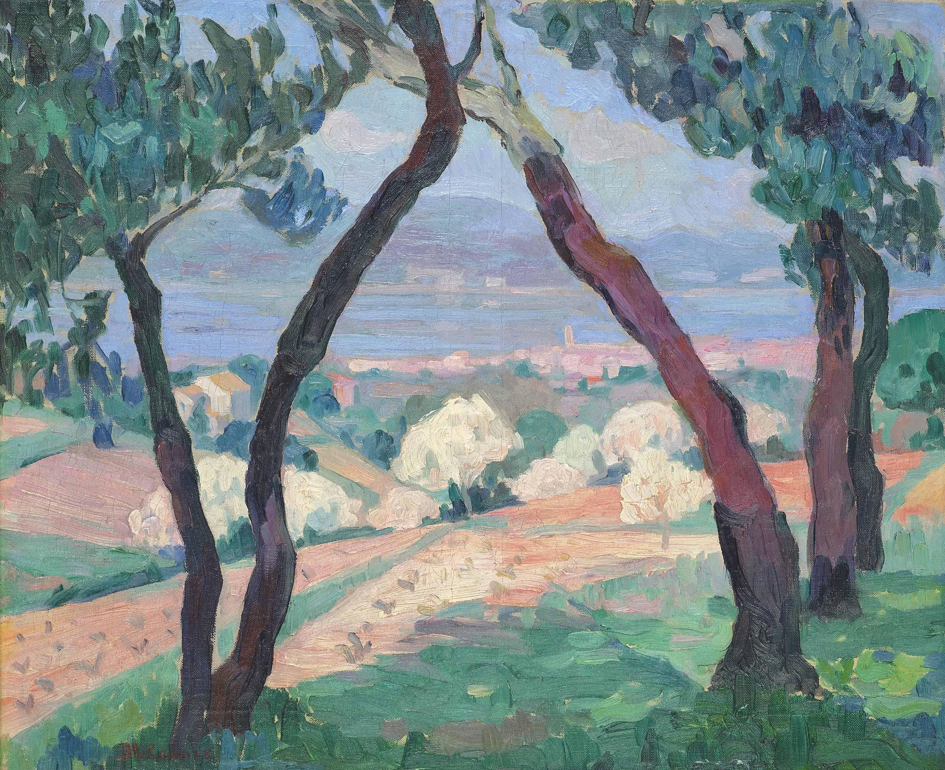 Blanche Camus - La baie de St Tropez