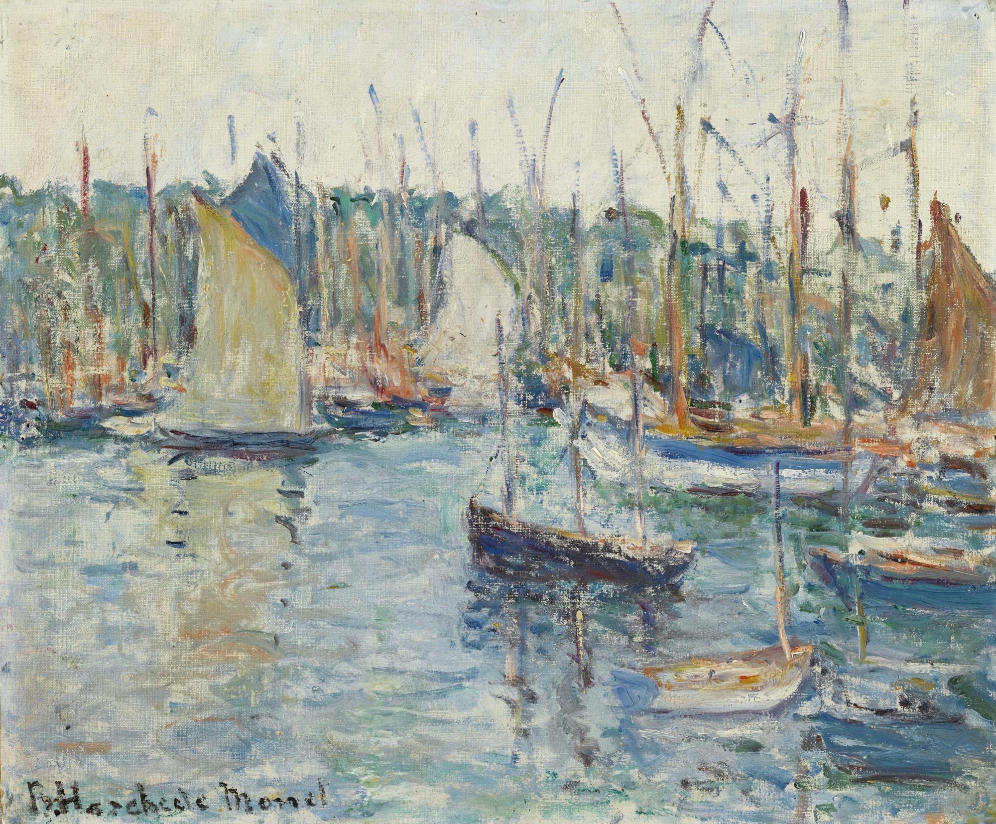 Blanche Hoschedé-Monet - Bateaux Au Port