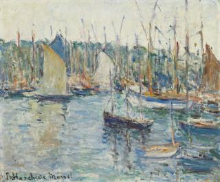 Blanche Hoschedé-Monet - Bateaux Au Port