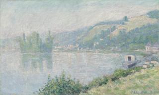 Blanche Hoschedé-Monet - Bords de Seine (La Seine à Croisset)