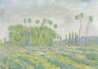 Blanche Hoschede Monet - Giverny, Peupliers des Ajoux