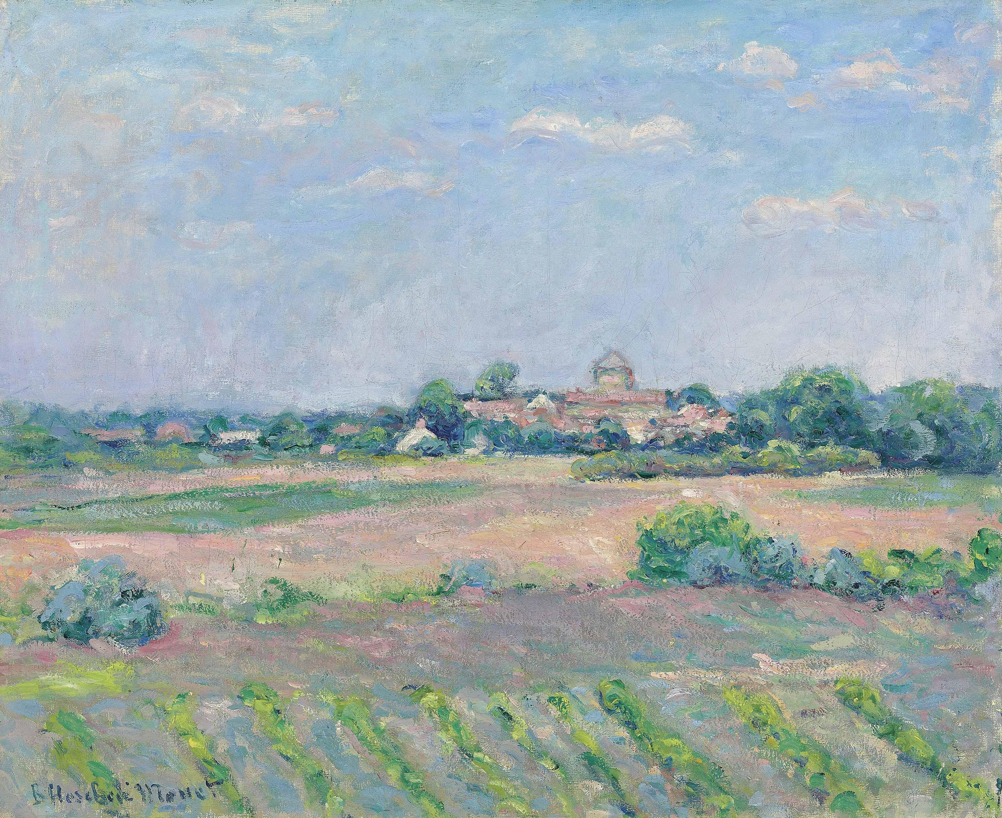 Blanche Hoschedé Monet - Prairie près de Saint-Vincent-sur-Jard