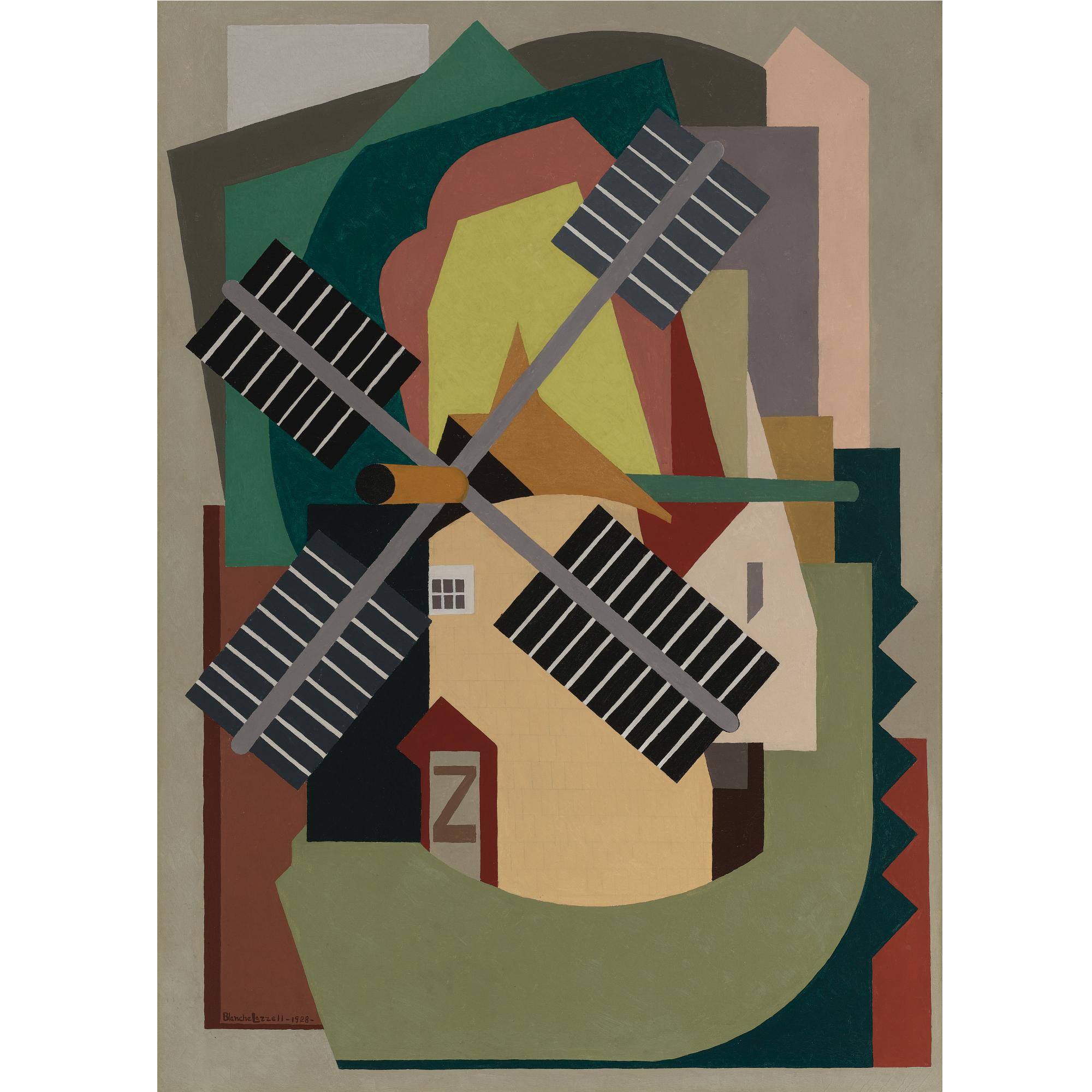 Blanche Lazzell - Painting Xi (The Windmill)