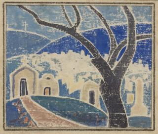 Blanche Lazzell - The Graveyard