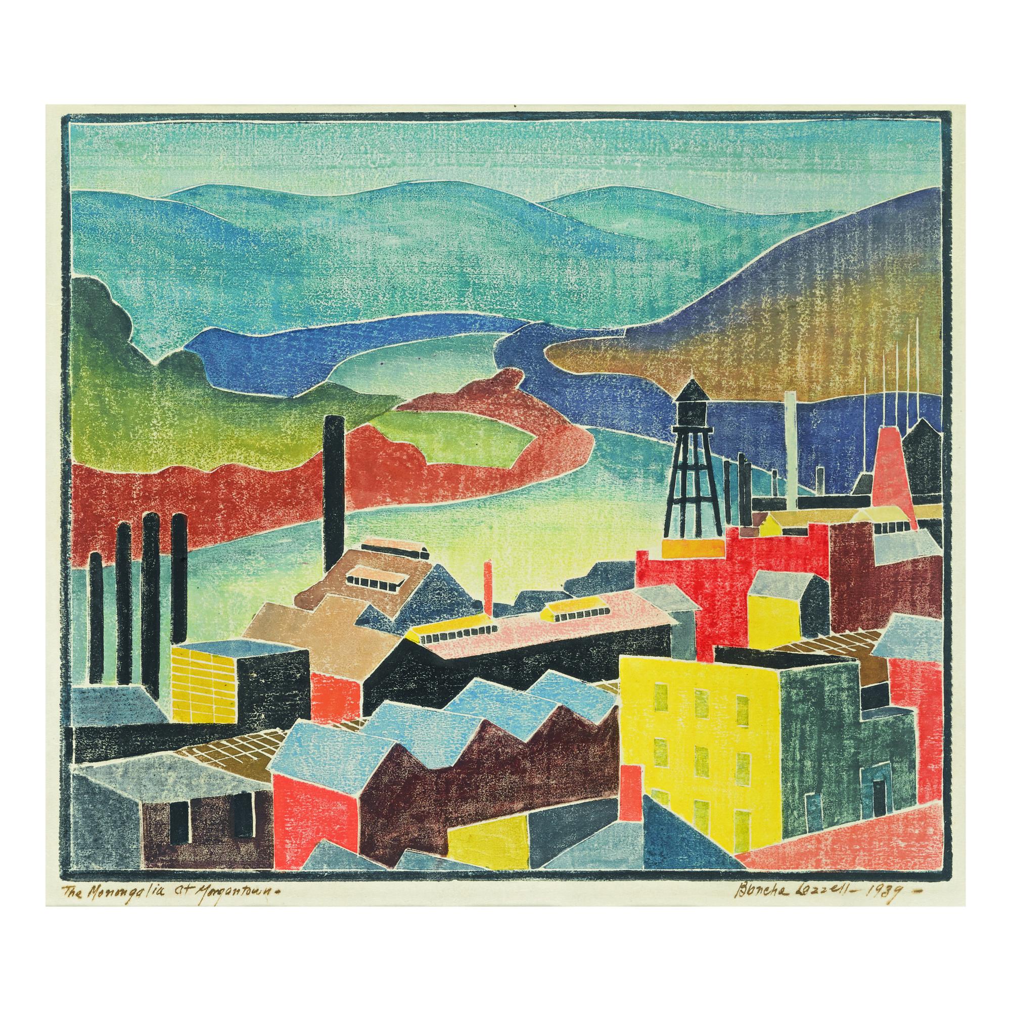 Blanche Lazzell - The Monongahela At Morgantown