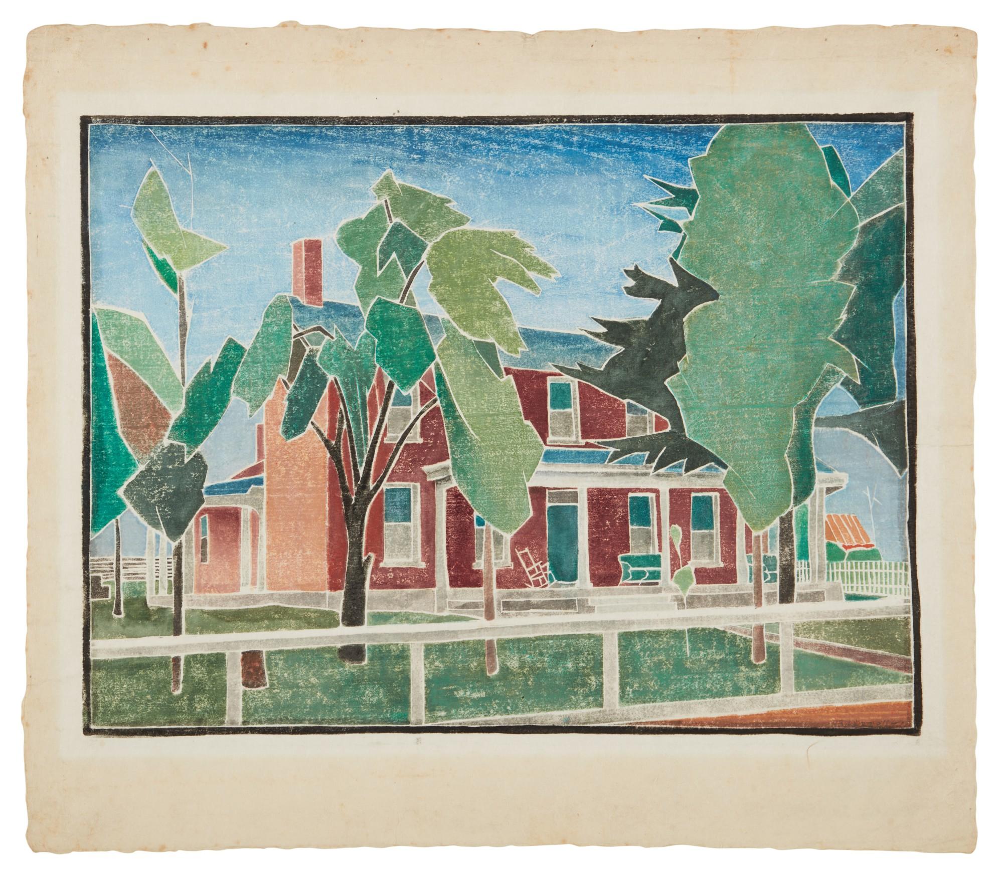 Blanche Lazzell - West Virginia University Farmhouse