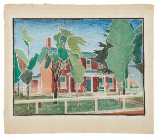 Blanche Lazzell - West Virginia University Farmhouse