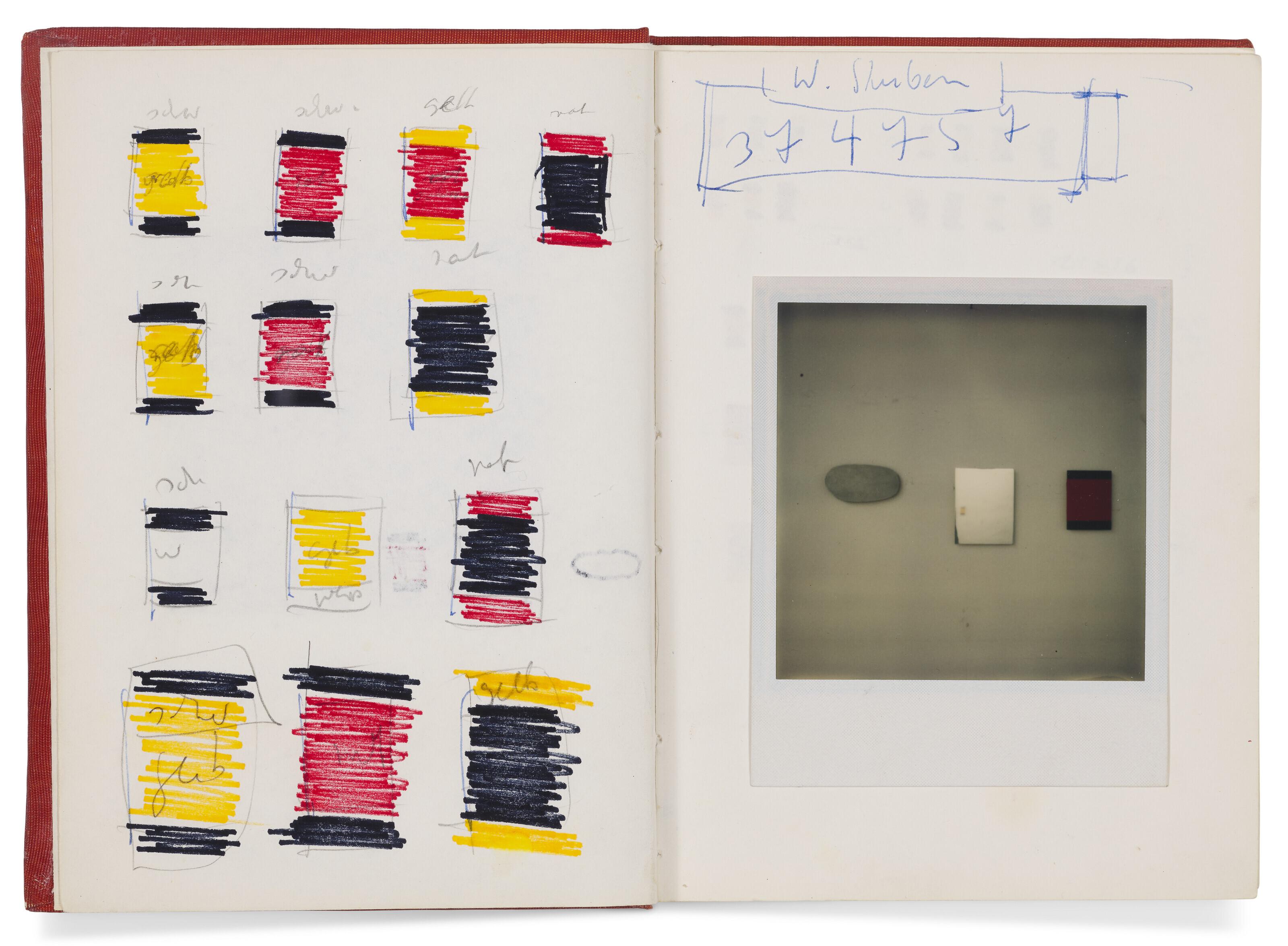 Blinky Palermo - Red Sketchbook