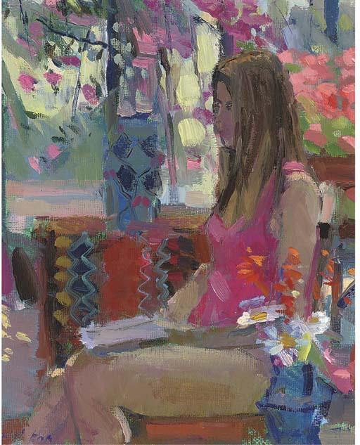 Bo Hilton - Corine in the Conservatory