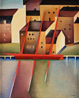 Bo von Zweigbergk - View over Danvikstull, Stockholm