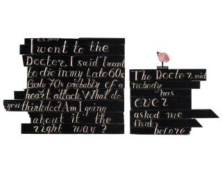Bob And Roberta Smith - I Went to the Doctor (Diary Page)