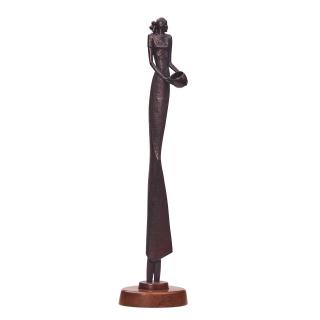 Bob Boomer - Navajo Woman with Pot 33 1/4 in. high