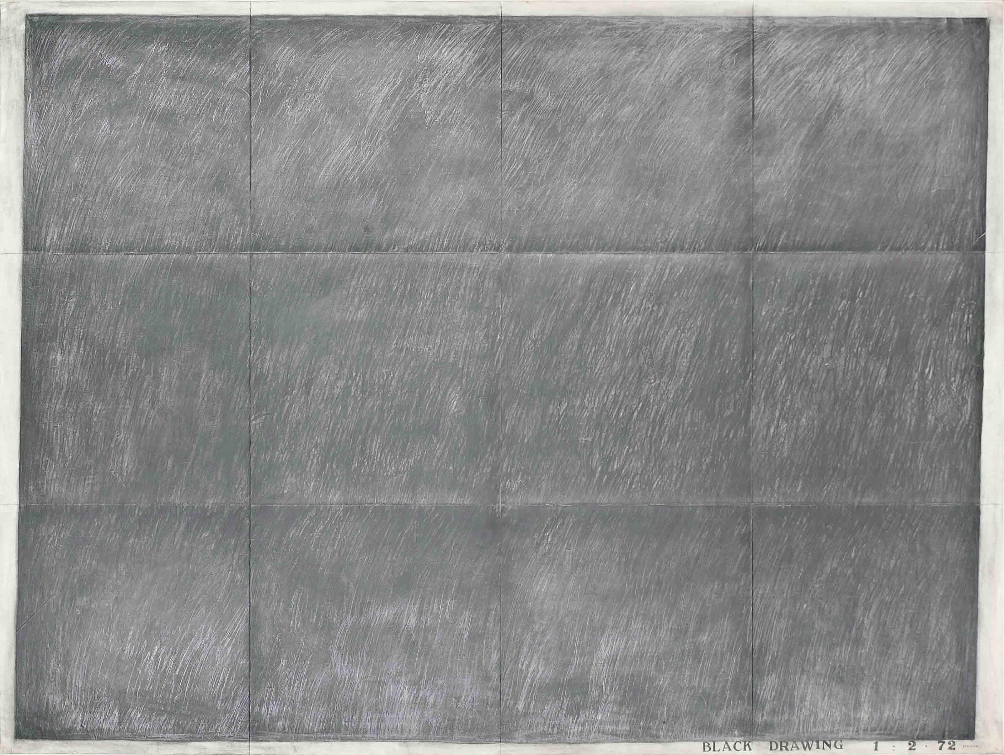 Bob Law - Black Drawing 1.2.72