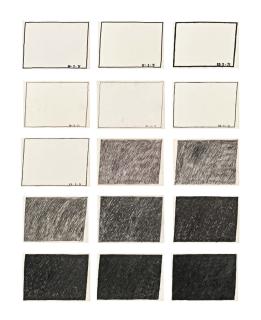 Bob Law - Untitled (15 Drawings)