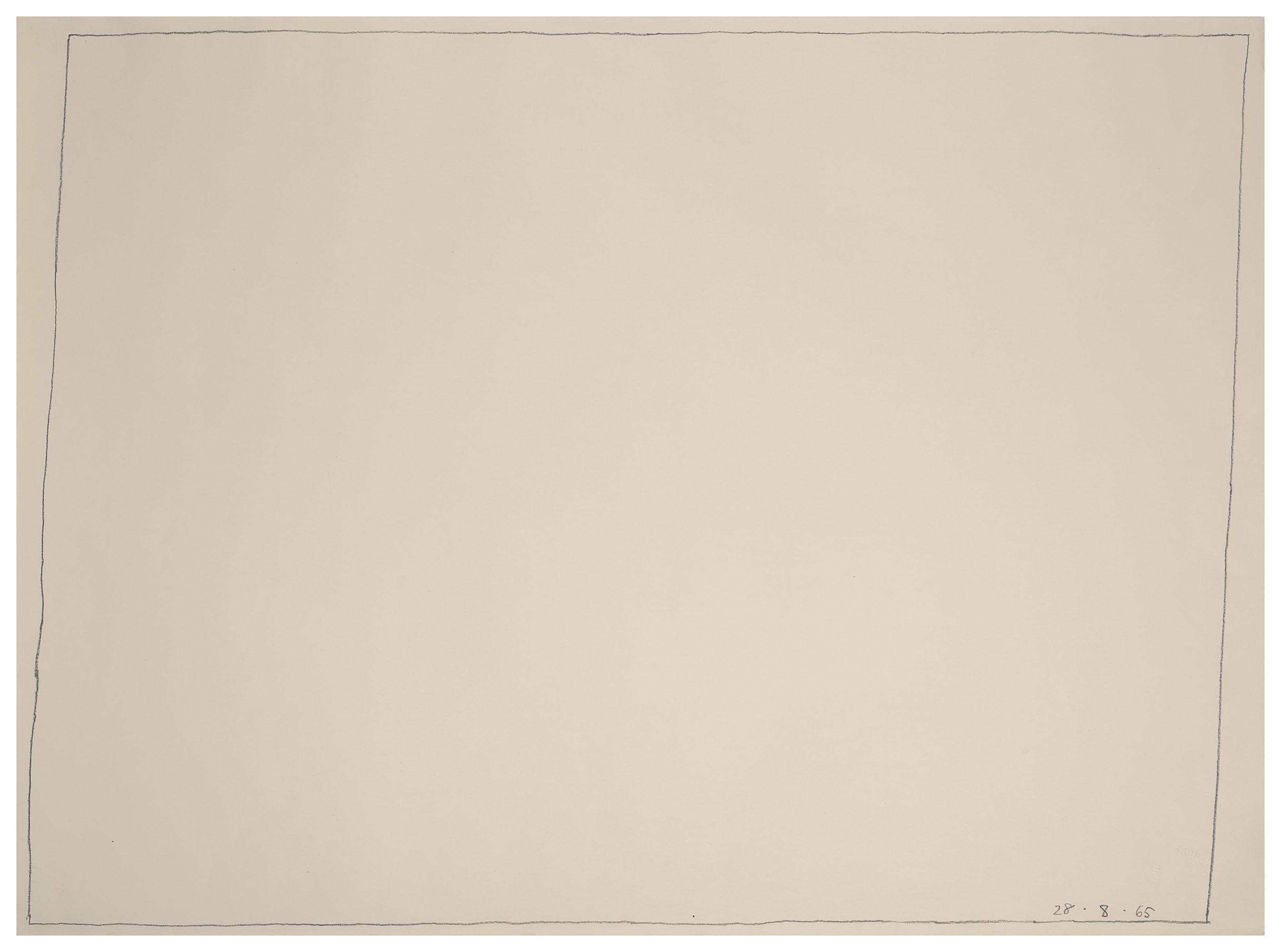 Bob Law - Untitled (Drawing 28.8.65)