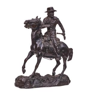 Bob Scriver - Frontier Scout 15 in. high