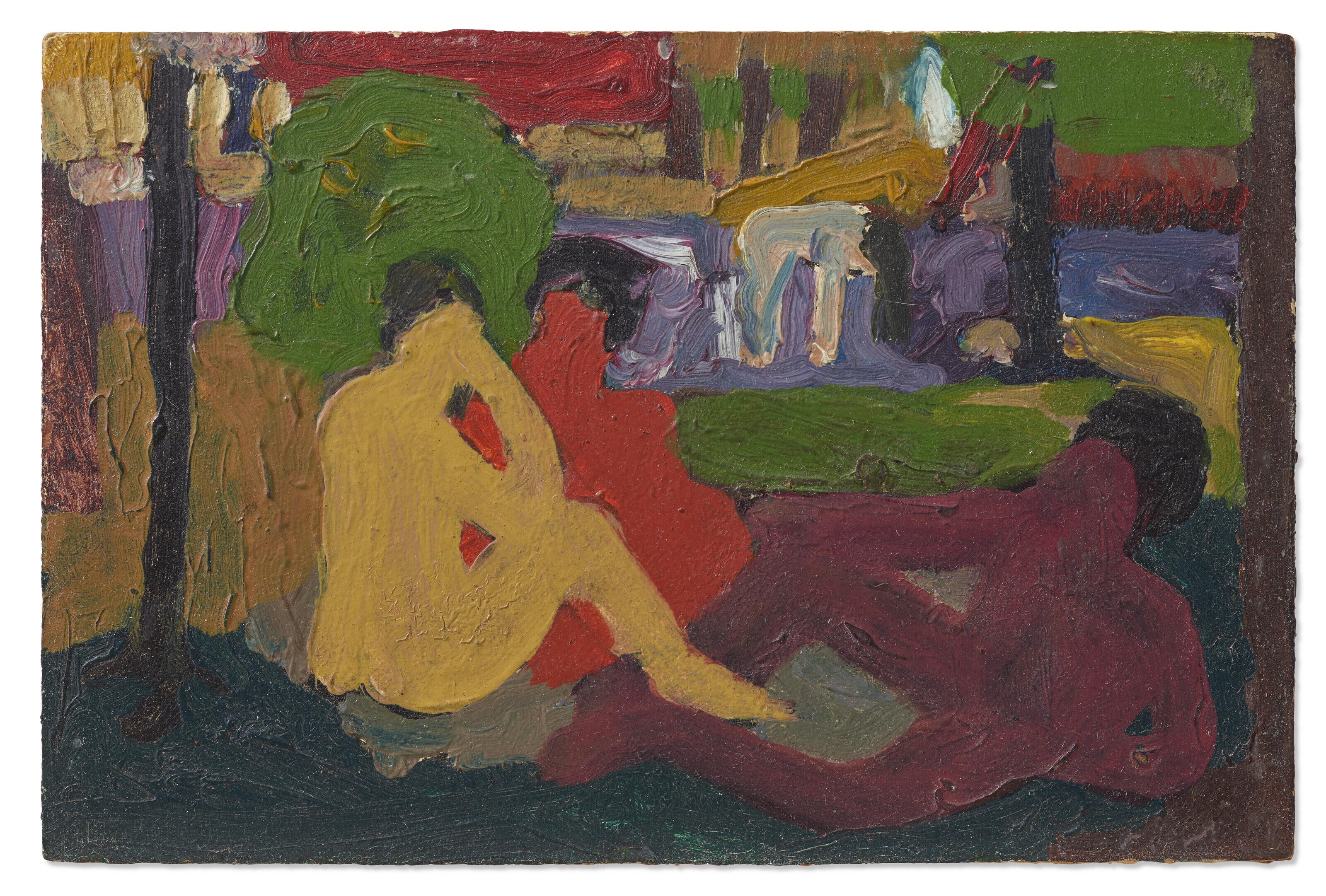 Bob Thompson - Untitled (After Manet)