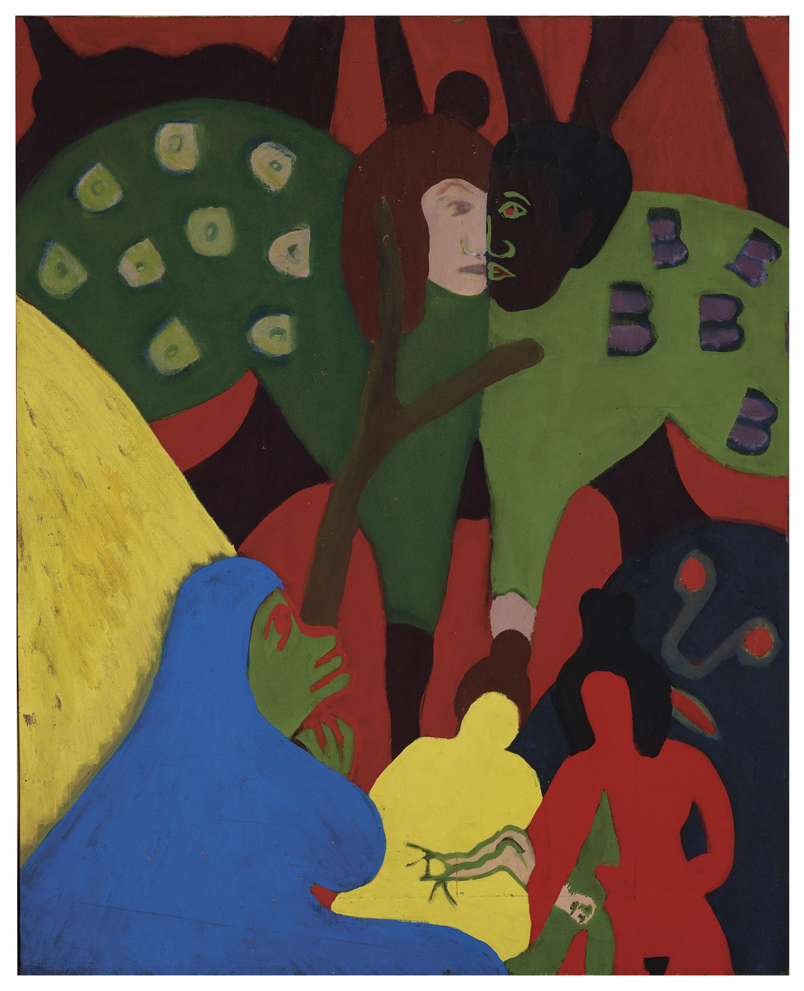 Bob Thompson - Untitled (Seven Figures)