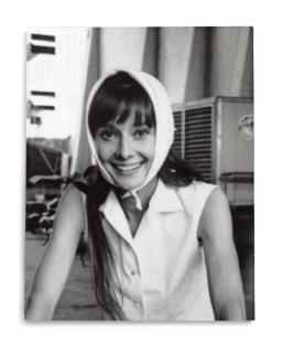 Bob Willoughby - Audrey Hepburn and Assam on the set of the 1964 Warner Bros. production My Fair Lady, Burbank, 1963