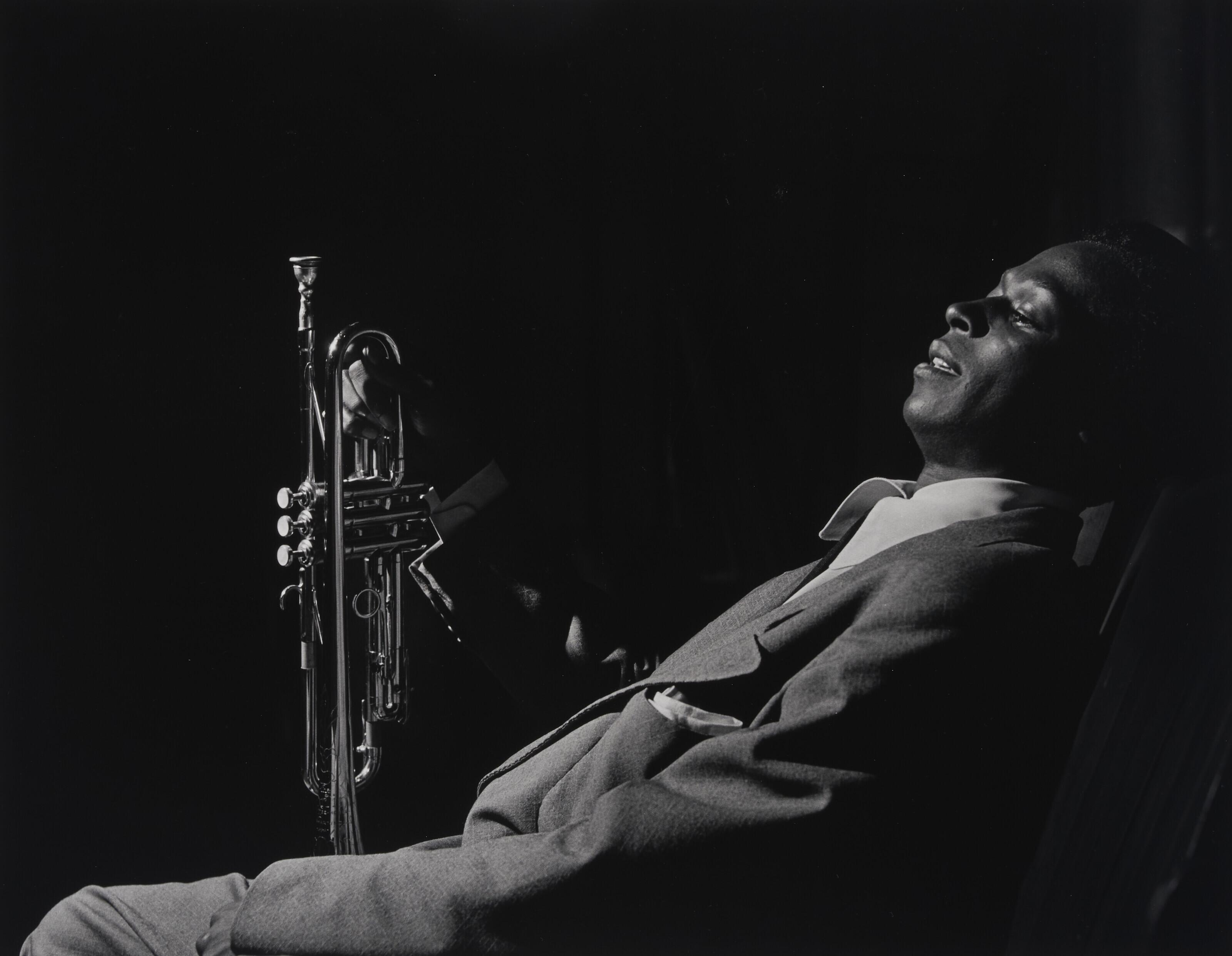 Bob Willoughby - Miles Davis backstage after a \