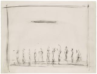 Bob Wilson - Dessin original préparatoire pour l\'Opéra \