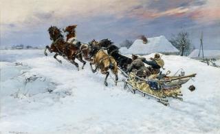 Bodhan von Kleczynski - Wilde Schlittenfahrt