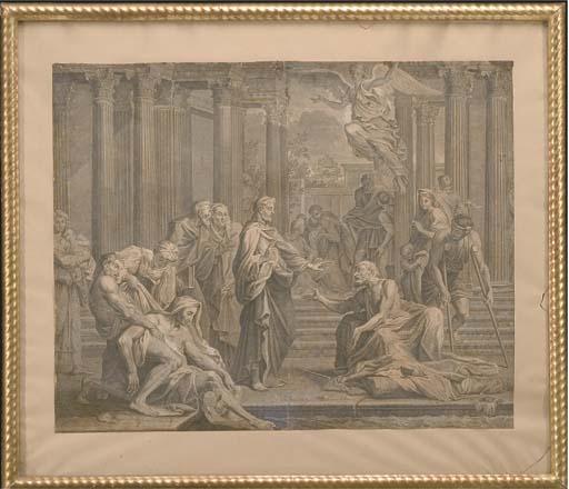 Bon de Boulogne - Jésus Christ Guérissant Le Paralyptique Par Jean Langlois (Le Blanc 2)