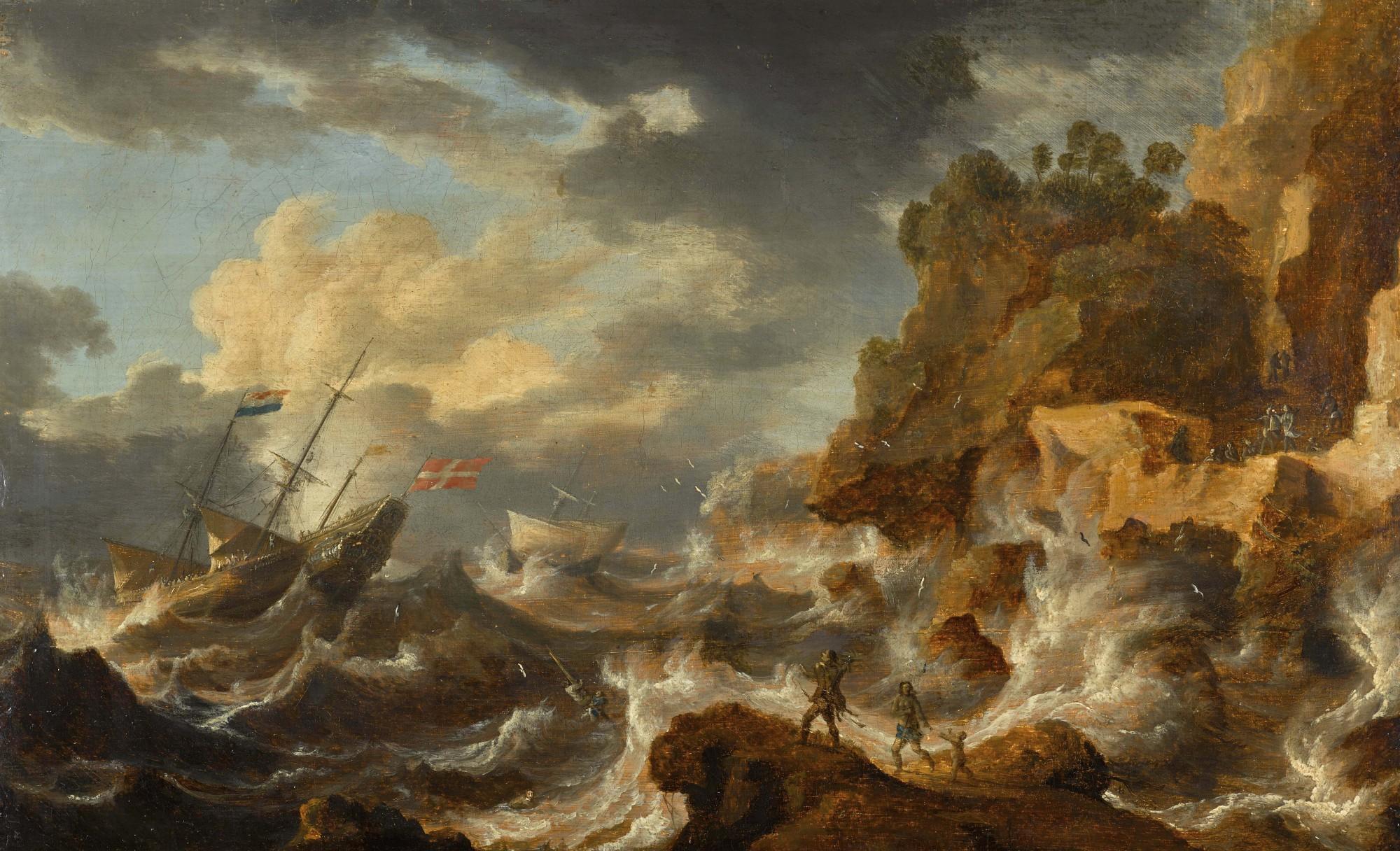 Bonaventura Peeters The Elder - A Shipwreck On The Coast Of The Americas