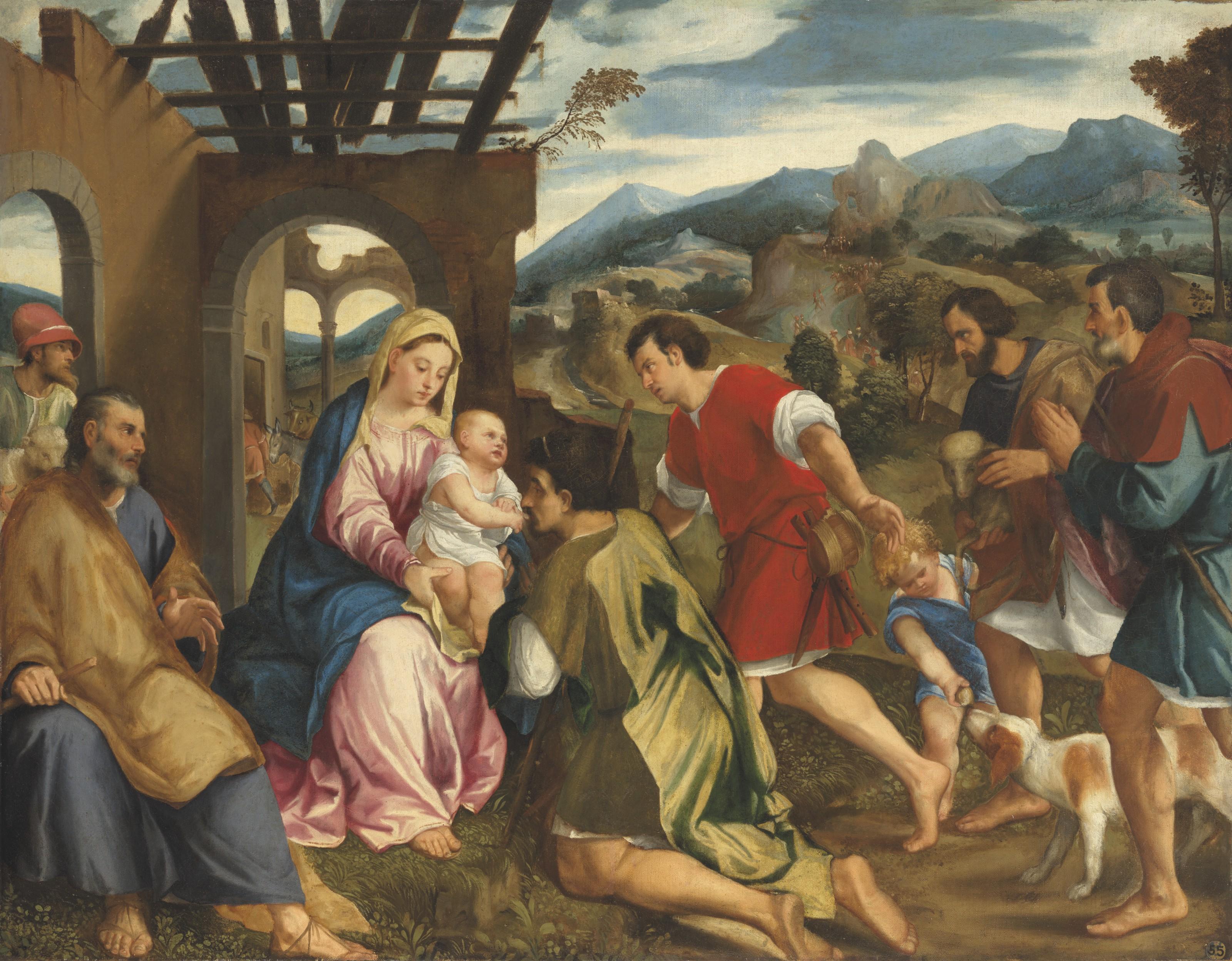 Bonifacio De\' Pitati - Adoration of the Shepherds