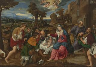 Bonifacio De\' Pitati - The Adoration of the Shepherds