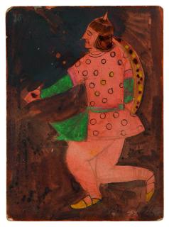 Boris Anisfeld - Costume Designs For Le Roi De Lahore: A Pair Of Works