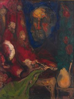 Boris Anisfeld - Reflection (Self-Portrait)