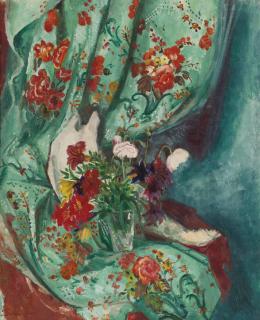 Boris Anisfeld - Still Life With Tapestry