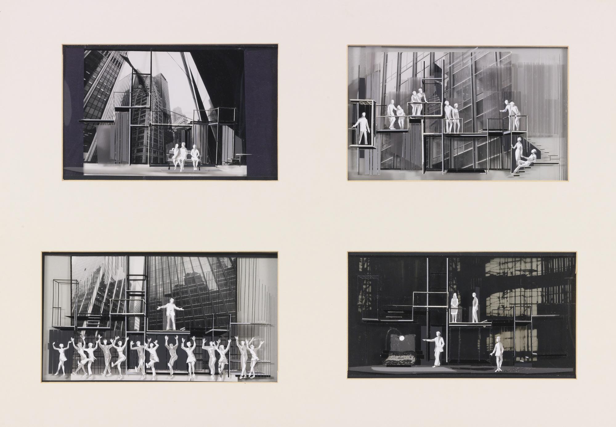 Boris Aronson - Four Set Designs For Company