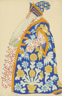 Boris Bilinsky - Costume Design For La Princesse Cygne: A Boyar