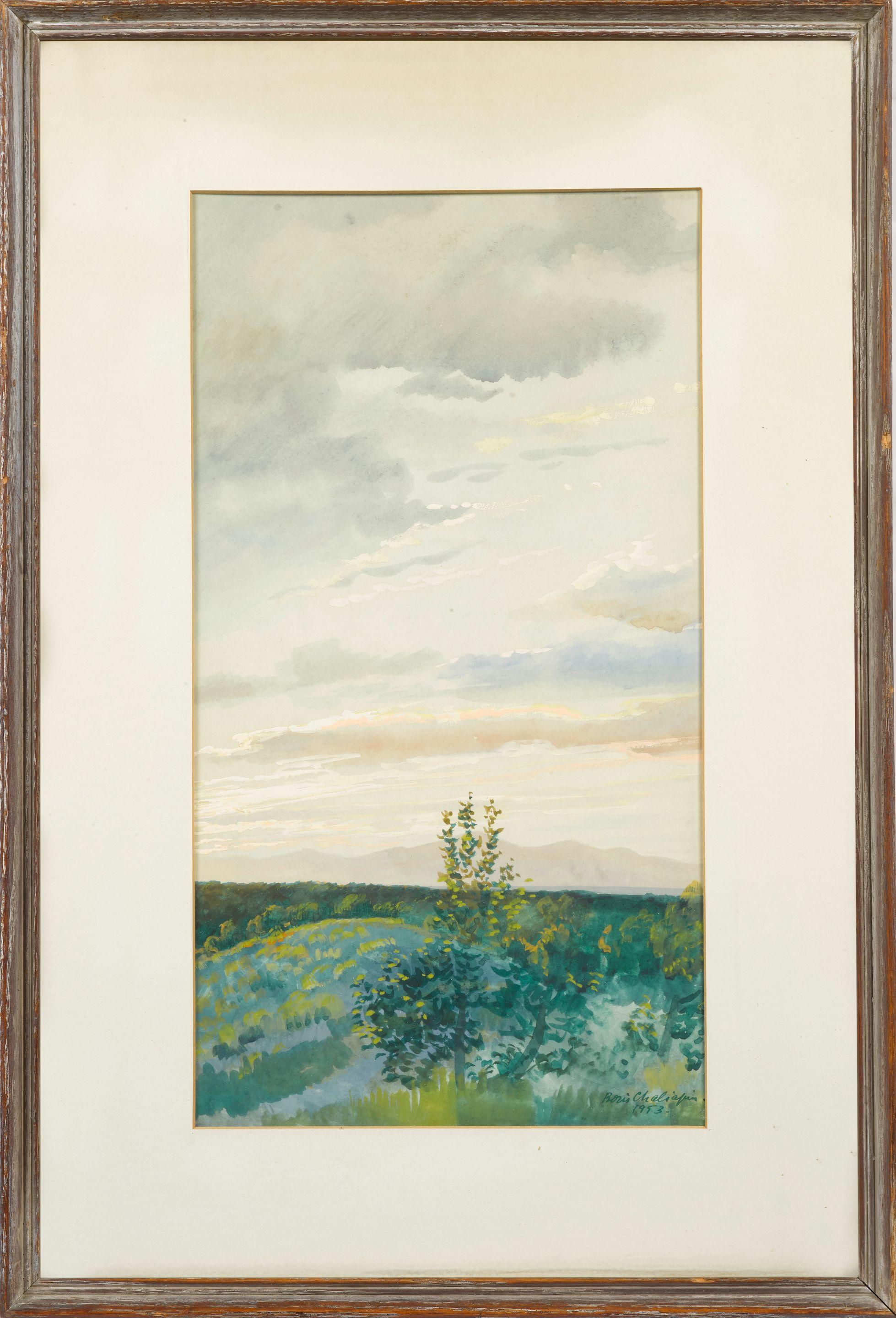 Boris Chaliapin - A pair of landscapes