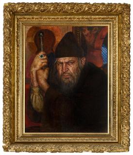 Boris Chaliapin - Portrait of Fedor Chaliapin in a stage costume of Ivan the Terrible