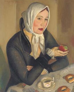 Boris Dmitrievich Grigor\'Ev - Woman With Apples