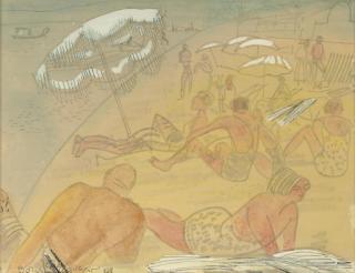 Boris Dmitrievich Grigor\'iev - At the beach