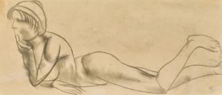 Boris Dmitrievich Grigoriev - Reclining Nude