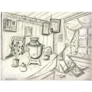 Boris Dmitrievich Grigoriev - Russian Interior