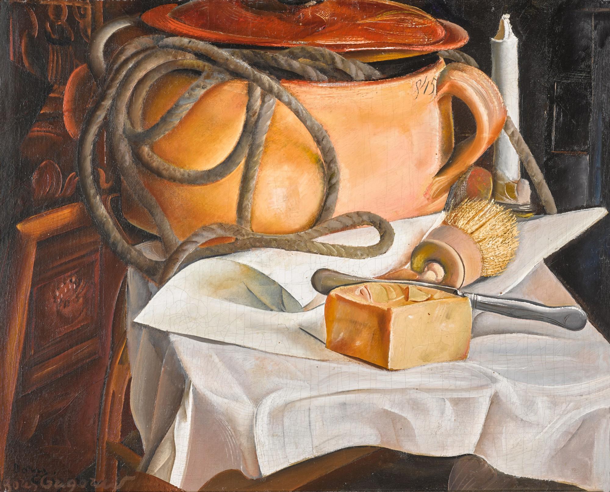 Boris Dmitrievich Grigoriev - Still Life with Candle