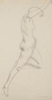 Boris Dmitrievich Grigoriev - Study Of A Nude