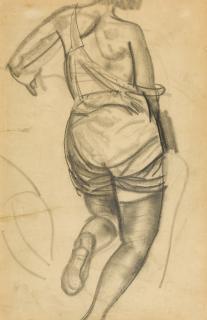 Boris Dmitrievich Grigoriev - Woman In Stockings